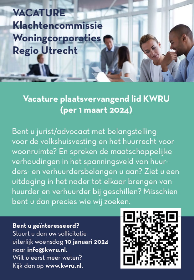 De Klachtencommissie Woningcorporaties Regio Utrecht